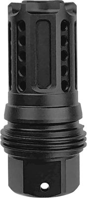 Cobalt Kinetics RCB-6 Muzzle Device for Rifles, 5.56x45mm NATO, 1/2 in. x 28 Thread, Black Nitride, Stainless Steel