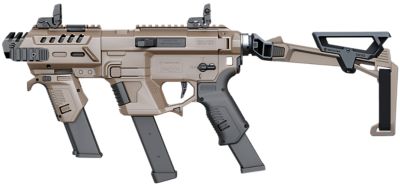 Recover Tactical P-IX+MG PG9 SR20 Metal Front Guard Folding Brace for Glock Models, Tan