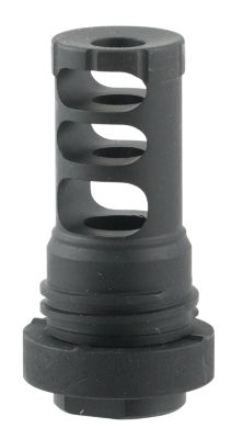 Yankee Hill QD Muzzle Brake for AR-Platform, 5.56x45mm NATO, 1/2 in. x 28 Thread, 2.50 in. OAL, Black, Steel