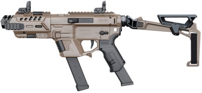 Recover Tactical P-IX+Basic PG9 Folding Brace Metal Front Guard for Glock Models, Tan