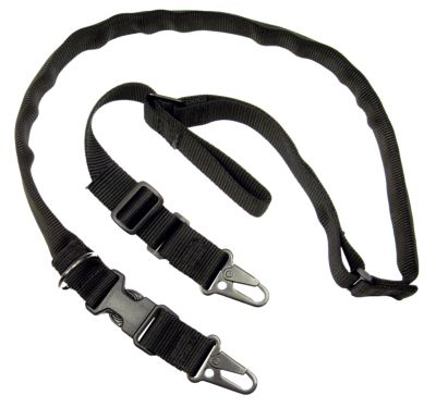 Tacshield Warrior 2-in-1 Webbing Padded Fast-Adjust Rifle/Shotgun Sling, Black