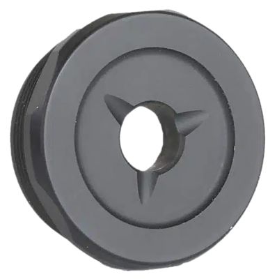 Jk Armament 30 Cal 155 Pro Flash Reducer End Cap, 1.375 in. x 24 Thread, Ti6AL4V Titanium, Black