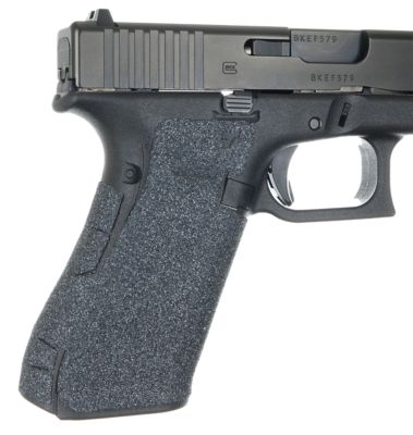 Talon Adhesive Grip for Glock 17/19x/22/24/31/34/35/37/45/47 Gen5 w/No Backstrap, Black, Textured Granulate