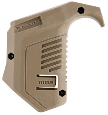 Recover Tactical Polymer Angled Magazine Pouch for Glock, Picatinny Rail Mount, Tan