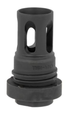Yankee Hill Mini QD Flash Hider for AR-Platform, 5.56x45mm NATO, 1/2 in. x 36 Thread, 2.13 in. OAL, Black, Phosphate, Steel