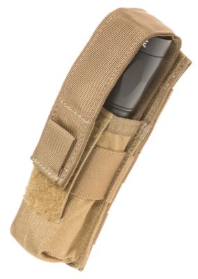 Tacshield Suppressor/Light Pouch, Coyote Tan, 1000D Nylon Coyote