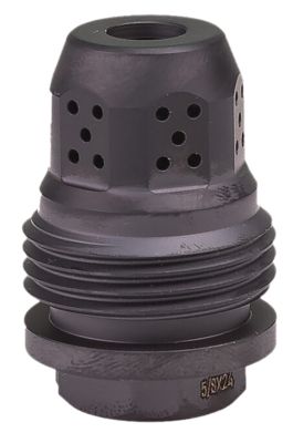 Jk Armament Bald Eagle Compensator, 9mm, 1/2 in. x 28 Thread, 1.65 in. OAL, Black, Nitride, Stainless Steel
