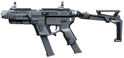 Recover Tactical P-IX+Basic PG9 Folding Brace Metal Front Guard for Glock Models, Black