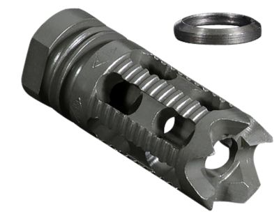Yankee Hill Phantom Comp/Brake, 5.56mm, Aggressive End, 1/2 in. x 28 Thread, 2.25 in. OAL