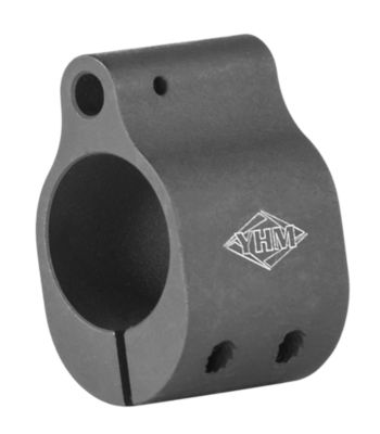 Yankee Hill Low-Profile Gas Block Clamp Screw, .750 in., 0.95 in., Black Phosphate, Steel