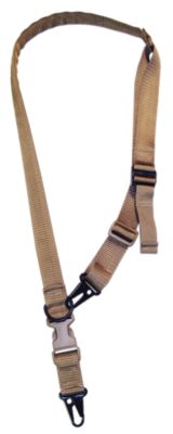 Tacshield Warrior 2-in-1 Webbing Padded Fast-Adjust Rifle/Shotgun Sling, Coyote Tan
