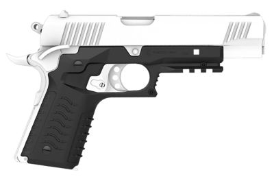 Recover Tactical Grip & Rail System for Standard Frame 1911, Picatinny, Black, Polymer