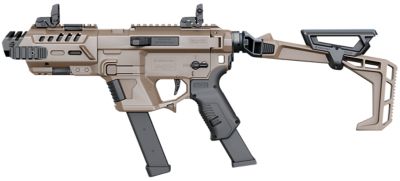 Recover Tactical P-IX+Basic PG9 Folding Stock Metal Front Guard for Glock Models, Tan