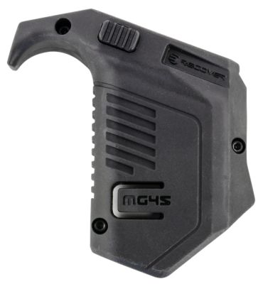 Recover Tactical .45 ACP/10mm Auto Double Stack Polymer Angled Magazine Pouch for Glock, Black