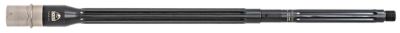 Faxon Firearms 308 Win Match Series Barrel for AR-10, 20 in., 5/8 in. x 24 Thread, Heavy Fluted, Target Crown, QPQ Black Nitride