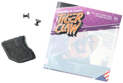 Die Free Tiger Claw Foregrip, Black, Nylon