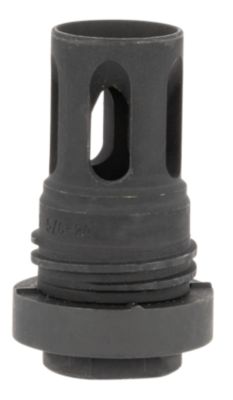 Yankee Hill Mini QD Flash Hider for AR-Platform, 5.56x45mm NATO, 5/8 in. x 24 Thread, 2.13 in. OAL, Black, Phosphate, Steel