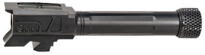 Faxon Firearms 9mm Luger Match Series Barrel for Glock 43/43X, 1/2 in. x 28 Thread, Fluted, Threaded, Black Nitride