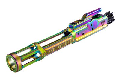 Faxon Firearms Gunner Bolt Carrier Group, 5.56 NATO, Full Auto, Chameleon, Nitride