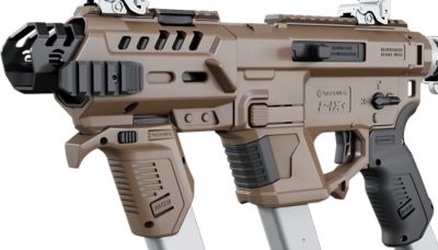 Recover Tactical P-IX+MG PG9 SR20 Metal Front Guard for Glock Models, Tan