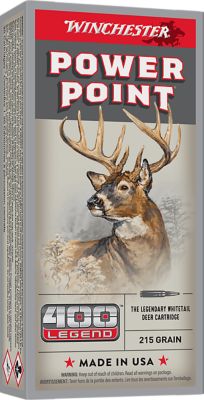 Winchester Ammo Power-Point .400 Legend 215-Grain Rifle Ammunition, 20 Rounds