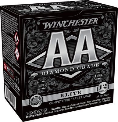 Winchester Ammo 12-Gauge AA Diamond Grade 7.5-Shot Shotgun Shells, 2.75 in., 1-1/8 oz., 25 Rounds