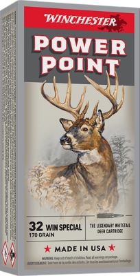 Winchester Ammo Power-Point .32 Win Special 170-Grain Rifle Ammunition, 20 Rounds