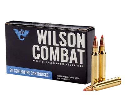 Wilson Combat .223 Remington 60-Grain Hornady V-Max Rifle Ammunition, 20 Rounds