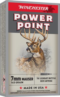 Winchester Ammo Super X 7mm Mauser 145-Grain Power Point Rifle Ammunition, 20 Rounds