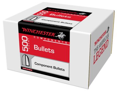 Winchester Ammo 7.62mm 147-Grain Full Metal Jacket Boat Tail Reloading Rifle Bullets, 500 Rounds