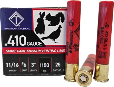 ATI .410-Bore Target Load 6-Shot Shotgun Shells, 3 in., 11/16 oz., 25 Rounds