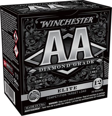 Winchester Ammo 12-Gauge AA Diamond Grade 7.5-Shot Shotgun Shells, 2.75 in., 1 oz., 25 Rounds