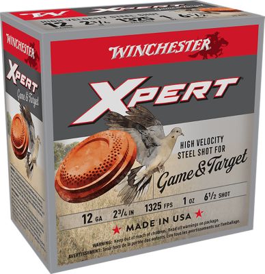 Winchester Ammo 12-Gauge Super X Xpert High Velocity Steel 6.5-Shot Shotgun Shells, 2.75 in., 1 oz., 25 Rounds
