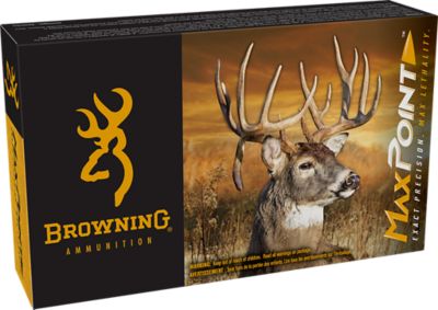 Browning Ammo Max Point .243 Win 95-Grain Rifle Ammunition, 20 Rounds