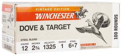 Winchester Ammo 12-Gauge Super X Dove and Target 6/7-Shot Shotgun Shells, 2.75 in., 1 oz., 100 Rounds