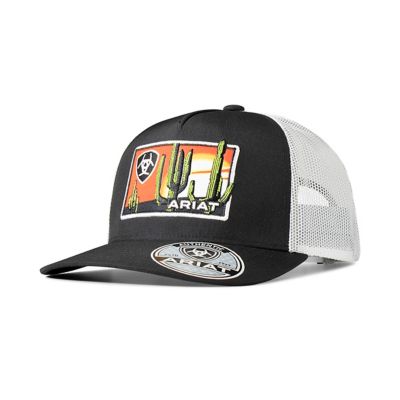 Ariat Black Cactus Patch Cap