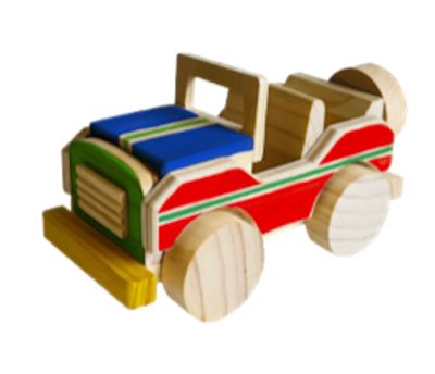 Kid-Built BIY Wood Deluxe 4X4