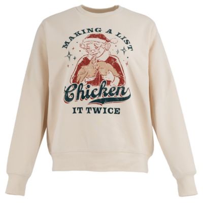 Blue Mountain Women's Chicken Lady Graphic Fleece Sweatshirt