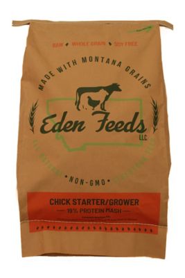 Eden Feeds Chick Starter-Grower 19% Non GMO Chick Starter/Grower Feed