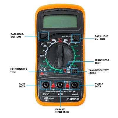 Image showing  IP Power Digital Multi-Meter
