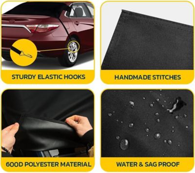 Image showing  Windshield Snow Cover, Heavy-Duty Waterproof All-Weather Car & Truck Protector (43 x 65in.)