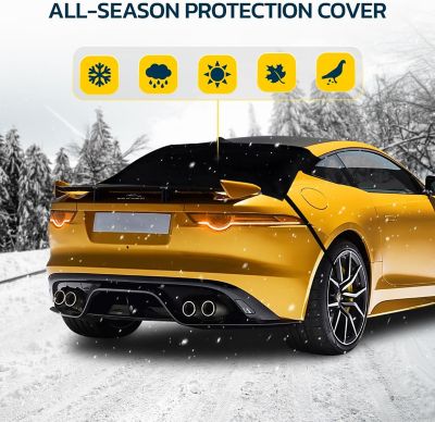 Image showing  Windshield Snow Cover, Heavy-Duty Waterproof All-Weather Car & Truck Protector (43 x 65in.)