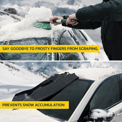 Image showing 6 th Seal Skin Covers Windshield Snow Cover, Heavy-Duty Waterproof All-Weather Car & Truck Protector, 42 x 69in.
