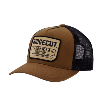 Ridgecut Unisex Adult Mesh Back Wax Canvas Cap with Woven Patch