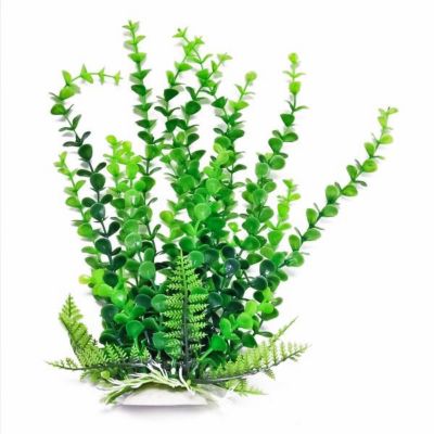 Aquatop Artificial Plant Green 6 in.