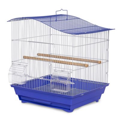 Prevue Pet Products Soho Wave Top Roof Blue & White Bird Cage