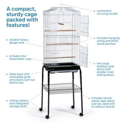 Image showing  Budgie Bird Cage and Stand Kit