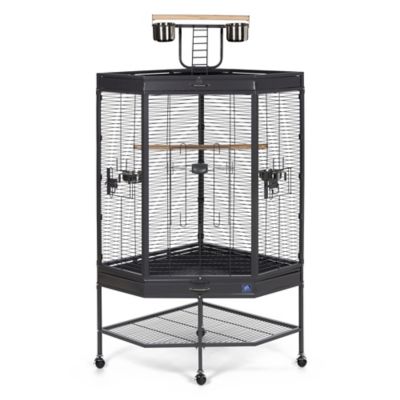 Prevue Pet Products Corner Bird Cage with Playtop