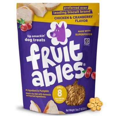 fruitables Baked Dog Treats Chicken & Cranberry, 16 oz.