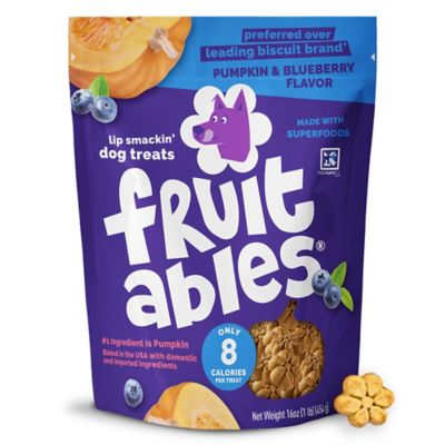 fruitables Baked Dog Treats Pumpkin Blueberry 16 oz.